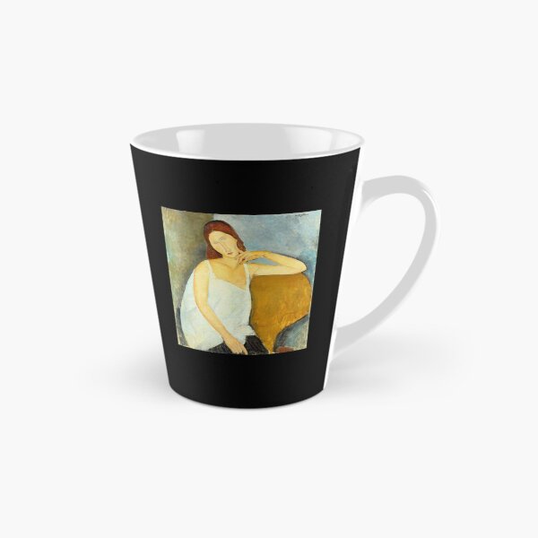 Item preview, Jeanne Hebuterne by Amedeo Modigliani: Modernist Portrait Fine Art Print designed and sold by artofuniverse.