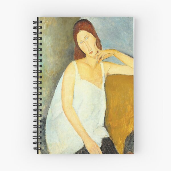 Item preview, Jeanne Hebuterne by Amedeo Modigliani: Modernist Portrait Fine Art Print designed and sold by artofuniverse.