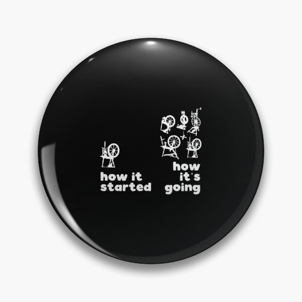 Item preview, How It Started How It's Going Handspinner Spinning Wheel designed and sold by huftyfnruppe.
