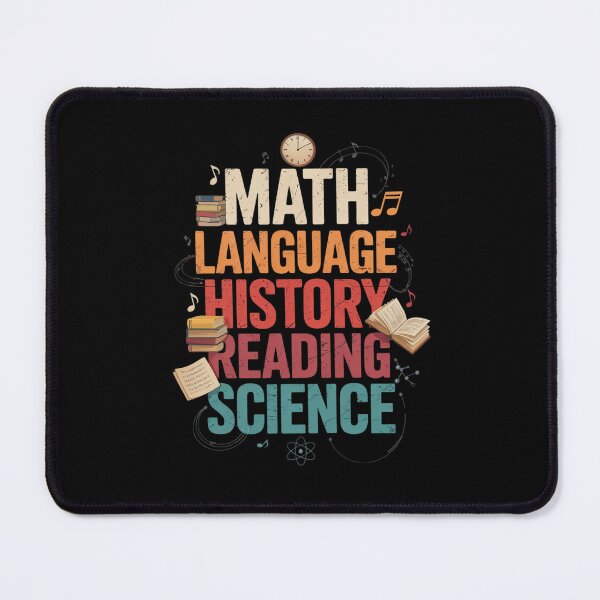 Item preview, Math Language History Reading Science Music Teacher Funny designed and sold by RsFilsingerArt.