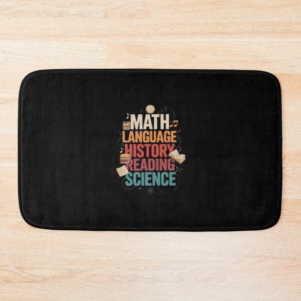 Item preview, Math Language History Reading Science Music Teacher Funny designed and sold by RsFilsingerArt.