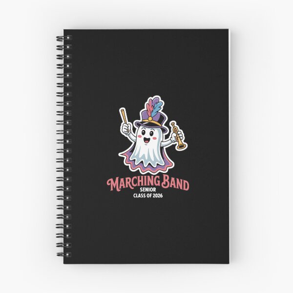 Item preview, Marching Band Trumpet Senior Class 2026 Cute Ghost designed and sold by Shannon Bosley.