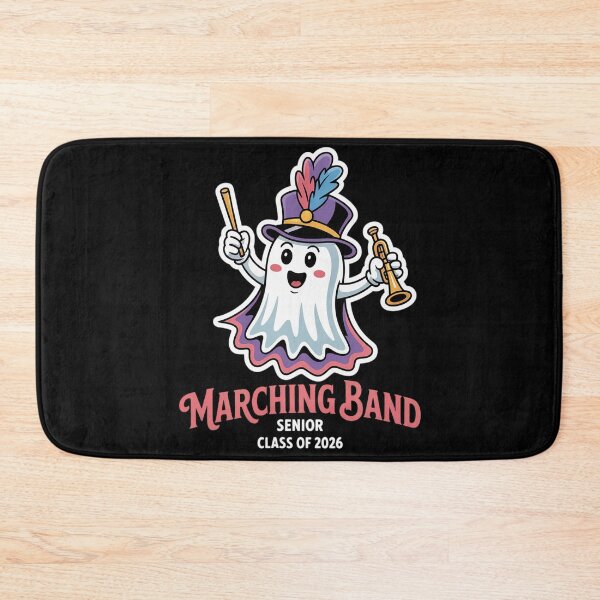 Item preview, Marching Band Trumpet Senior Class 2026 Cute Ghost designed and sold by Shannon Bosley.