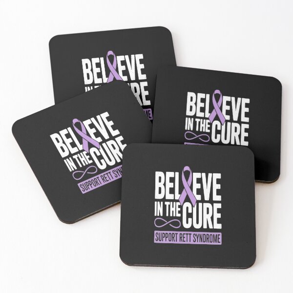 Item preview, Believe In The Cure Support Rett Syndrome Awareness Ribbon designed and sold by Catharsiscath.