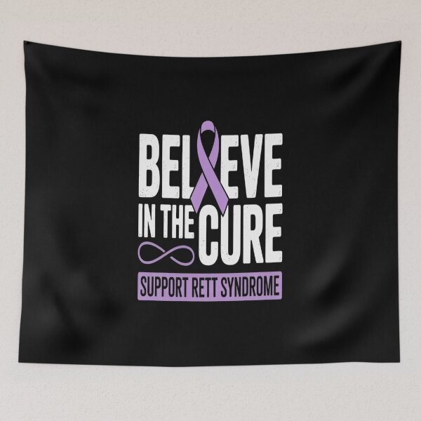 Item preview, Believe In The Cure Support Rett Syndrome Awareness Ribbon designed and sold by Catharsiscath.