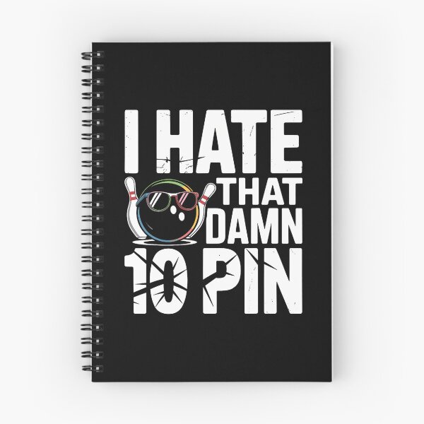 Item preview, I Hate That Damn 10 Pin Bowling Ts Funny Bowling designed and sold by RylynKaub86.