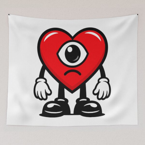 Item preview, Sad Heart Cyclops Cartoon - Un Verano Sin Ti Inspired Graphic designed and sold by RockiGo45.