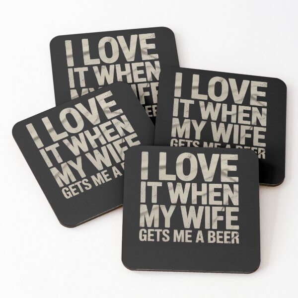 Item preview, Mens Love It When My Wife Gets Me Beer Funny Drinking Brew  designed and sold by RsFilsingerArt.
