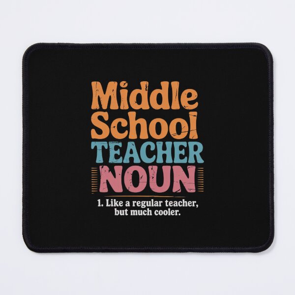 Item preview, Middle School Teacher like a regular teacher but much cooler designed and sold by RsFilsingerArt.