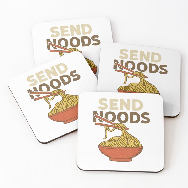 Item preview, Send Noods – Funny Noodle Pun Food Lover Design designed and sold by LaughLab Apparel.