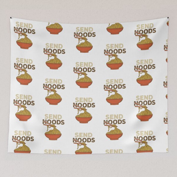 Item preview, Send Noods – Funny Noodle Pun Food Lover Design designed and sold by LaughLab Apparel.