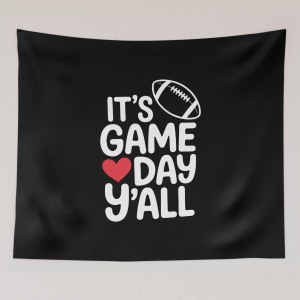 Item preview, Its Game Day Yall Cute Super Football Bowl Heart  designed and sold by FaithAbbott.