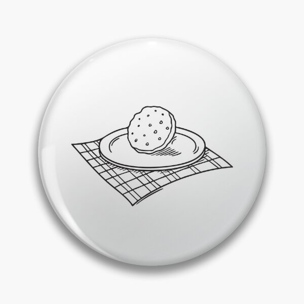 Item preview, A tray on a tablecloth with one cookie rolling off   designed and sold by rasagamastore.