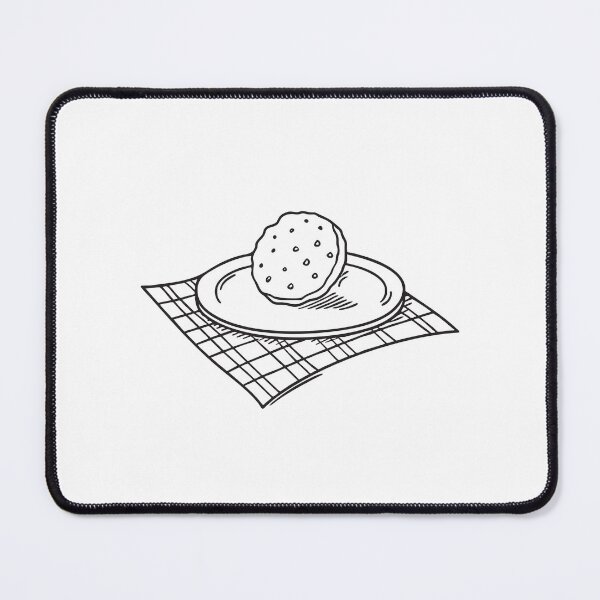 Item preview, A tray on a tablecloth with one cookie rolling off   designed and sold by rasagamastore.