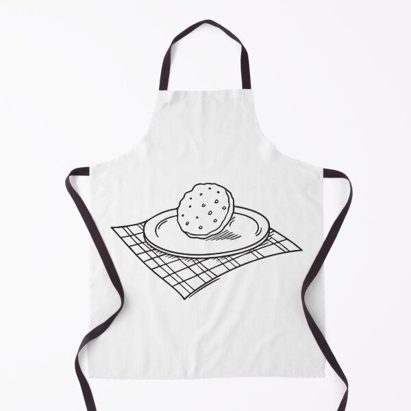 Item preview, A tray on a tablecloth with one cookie rolling off designed and sold by rasagamastore.