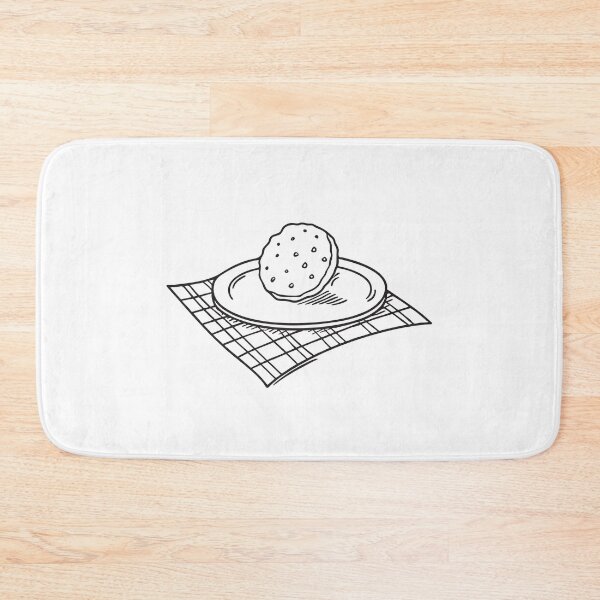 Item preview, A tray on a tablecloth with one cookie rolling off   designed and sold by rasagamastore.