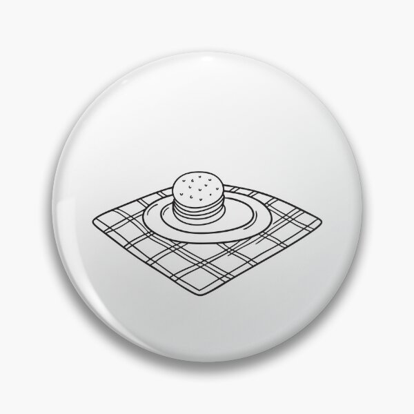 Item preview, A cookie rolling off a tray placed on a tablecloth   designed and sold by rasagamastore.