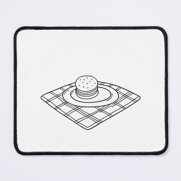 Item preview, A cookie rolling off a tray placed on a tablecloth   designed and sold by rasagamastore.