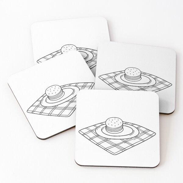 Item preview, A cookie rolling off a tray placed on a tablecloth   designed and sold by rasagamastore.
