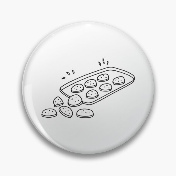 Item preview, A tray with cookies spilling to the floor   designed and sold by rasagamastore.