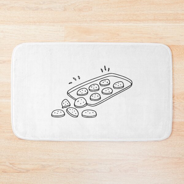 Item preview, A tray with cookies spilling to the floor   designed and sold by rasagamastore.