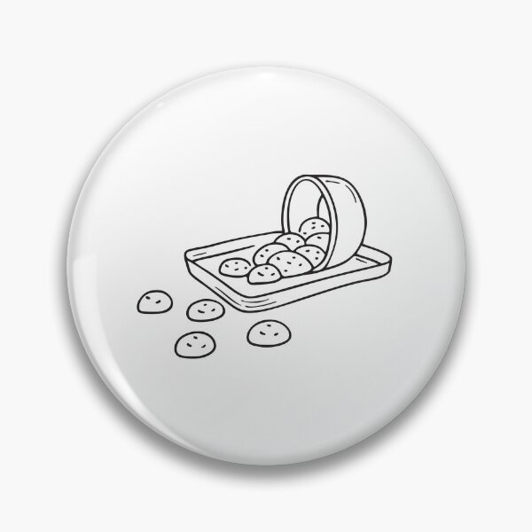 Item preview, A tray full of cookies, some dropping onto the floor   designed and sold by rasagamastore.