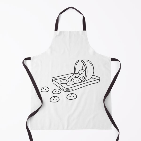 Item preview, A tray full of cookies, some dropping onto the floor designed and sold by rasagamastore.