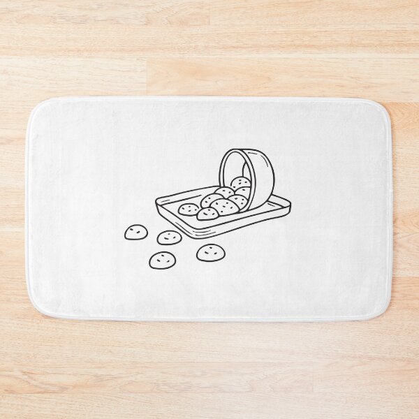 Item preview, A tray full of cookies, some dropping onto the floor   designed and sold by rasagamastore.
