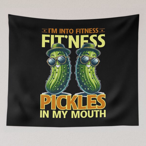 Item preview, Fit'Ness Pickles In My Mouth Cucumber Pickle Lover designed and sold by huftyfnruppe.
