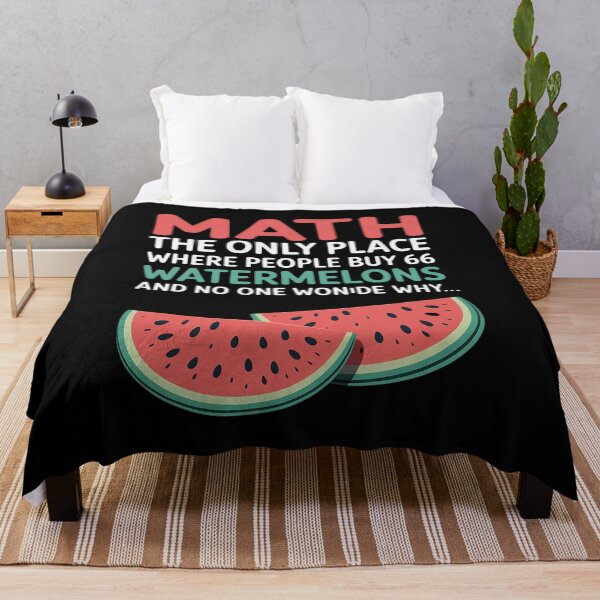Item preview, Math Only Place Where People Buy 66 Watermelons Teacher Joke designed and sold by Shannon Bosley.