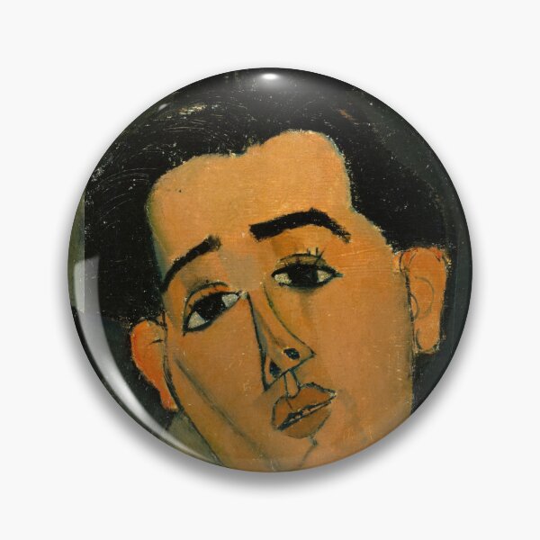 Item preview, Juan Gris by Amedeo Modigliani: Modernist Portrait Fine Art Print designed and sold by artofuniverse.