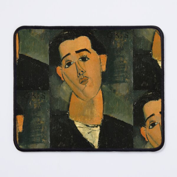 Item preview, Juan Gris by Amedeo Modigliani: Modernist Portrait Fine Art Print designed and sold by artofuniverse.