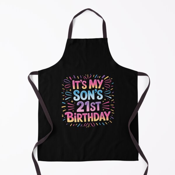 Item preview, It's My Son's 21st Birthday Colorful Happy 21 Years Old designed and sold by FaithAbbott.