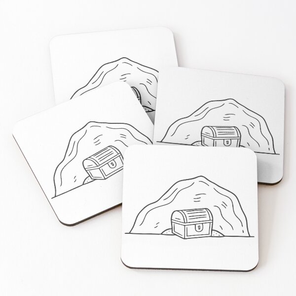 Item preview, A treasure under a stone with just one corner sticking out   designed and sold by rasagamastore.