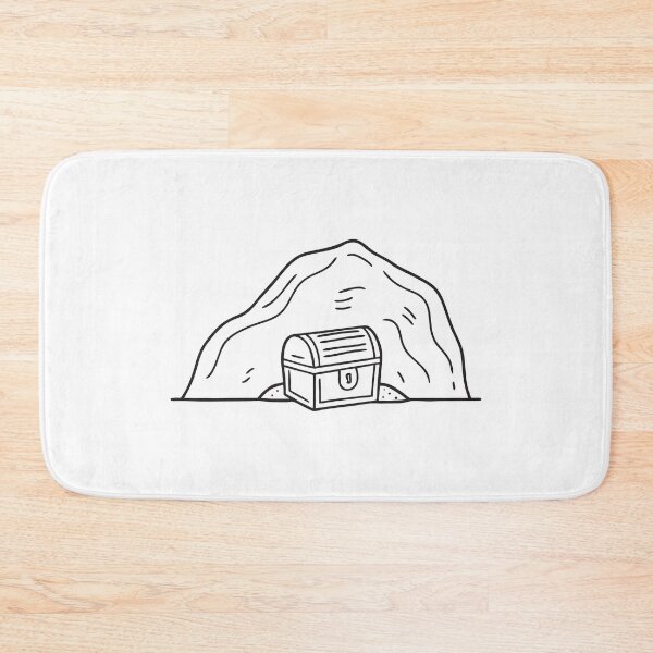 Item preview, A treasure under a stone with just one corner sticking out   designed and sold by rasagamastore.