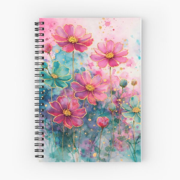 Item preview, Golden Cosmos Flowers Watercolor Phone Case – Pink Floral Art with Soft Pastel Background designed and sold by ChubbyGoong.