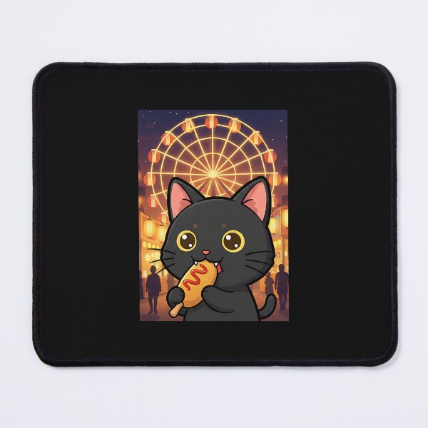 Item preview, Cute Festival Cat Japanese Food designed and sold by yaginoie.