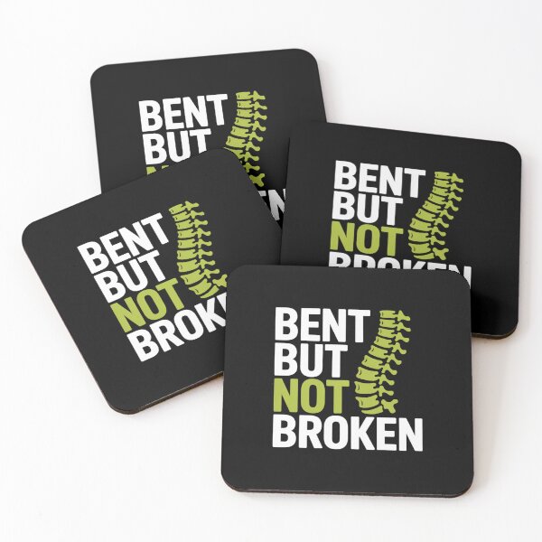 Item preview, Bent But Not Broken Scoliosis Warrior Awareness designed and sold by Catharsiscath.