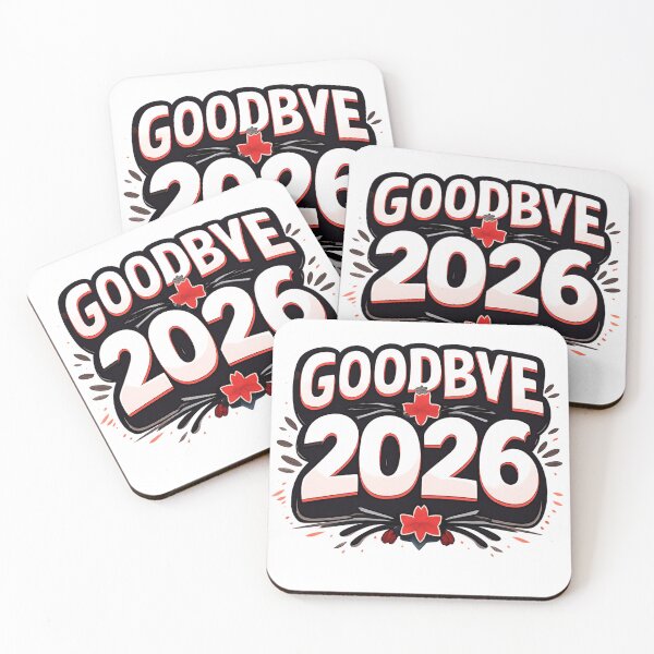 Item preview, Goodbye 2026 Canadian Design – End of Year 2026 with Maple Leaf, Canadian New Year Souvenir designed and sold by mocci10.