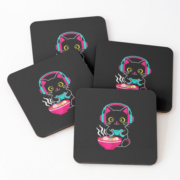 Item preview, Cute Gamer Cat – Ramen Lover designed and sold by yaginoie.