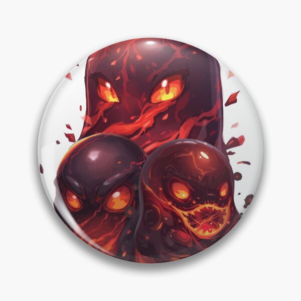 Item preview, Fantasy RPG Fire Devourer Slime – Rare Elemental Cute Monster | Monzora World designed and sold by Monzora.