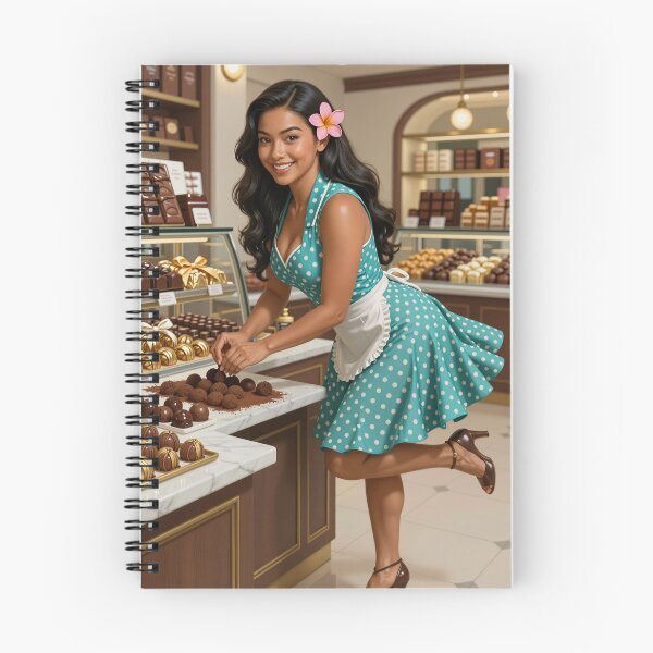 Item preview, Shanti shopkeeper arranges truffles with grace designed and sold by CathryneDelamort.