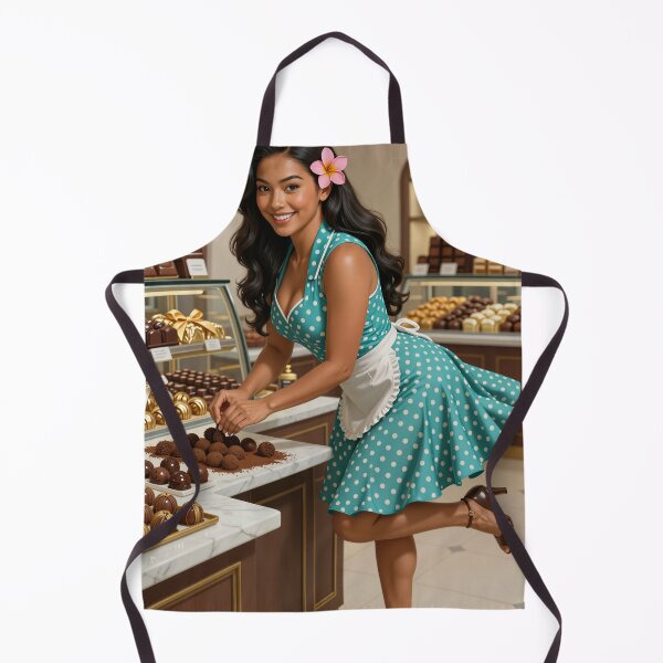 Item preview, Shanti shopkeeper arranges truffles with grace designed and sold by CathryneDelamort.