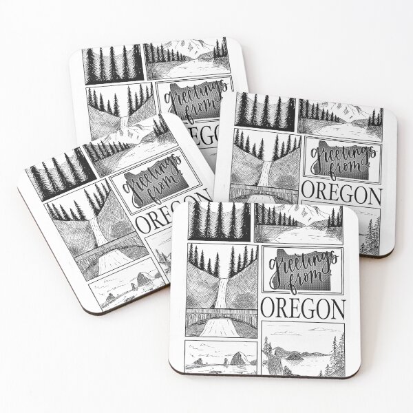 Item preview, Oregon greeting card designed and sold by Adahcreates.