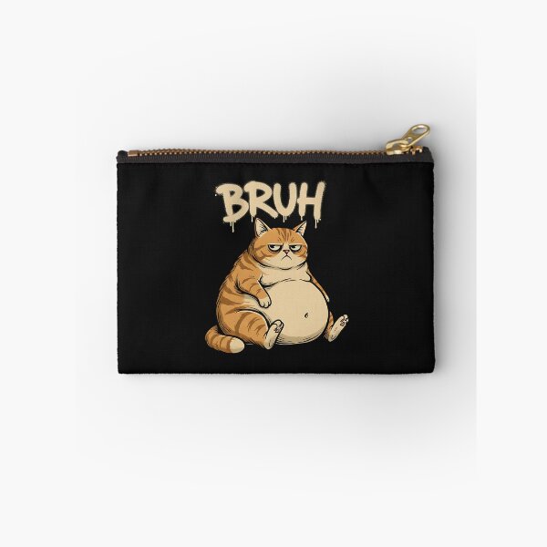 Item preview, Bruh Cat Reaction Meme – Lazy Grumpy Cat designed and sold by yaginoie.
