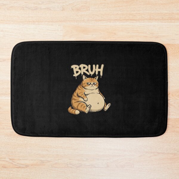 Item preview, Bruh Cat Reaction Meme – Lazy Grumpy Cat designed and sold by yaginoie.