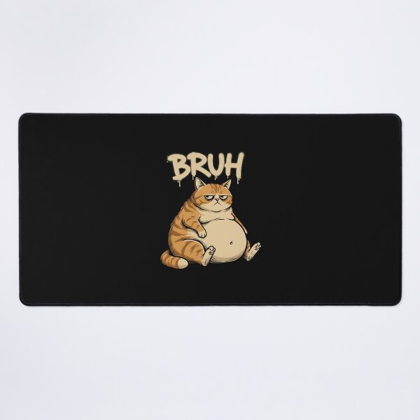 Item preview, Bruh Cat Reaction Meme – Lazy Grumpy Cat designed and sold by yaginoie.