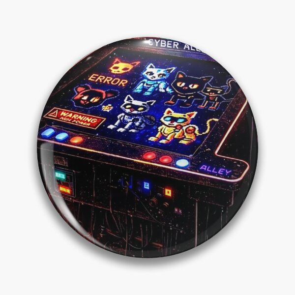 Item preview, PIXEL PAWS-CYBER ALLEY designed and sold by KRYPTO-KHAT.