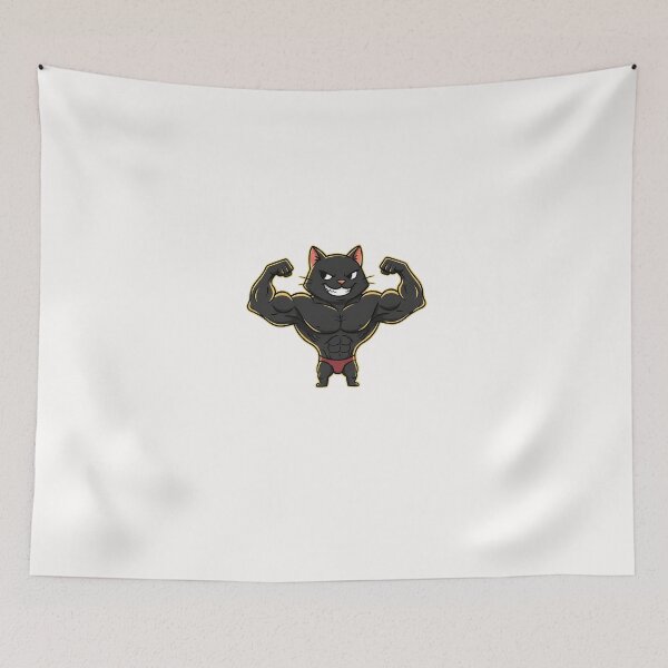 Item preview, Buff Cat Sumo – Cute Powerful Cat designed and sold by yaginoie.