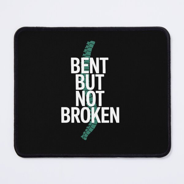 Item preview, Bent Not Broken Scoliosis Warrior Scoliosis Awareness Month designed and sold by Catharsiscath.